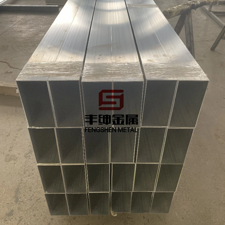 China Customized Profile Aluminum Extrusion 6061 Round/Square/Oval Extruded Tube/Tubing/Pipe/Piping