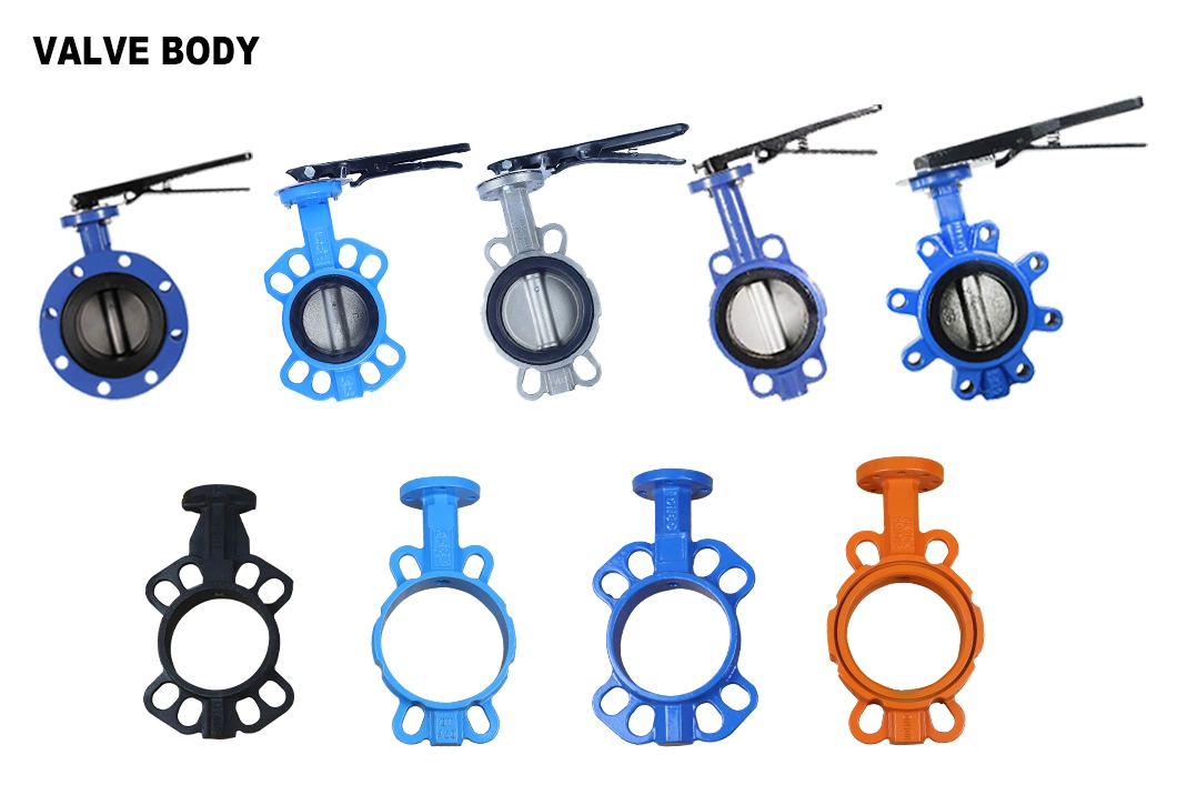 China Manufactured PTFE Seal Material Ductile Iron Worm Gear Electric Lug Butterfly Valve